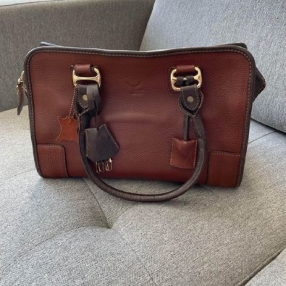 Genuine Leather Satchel